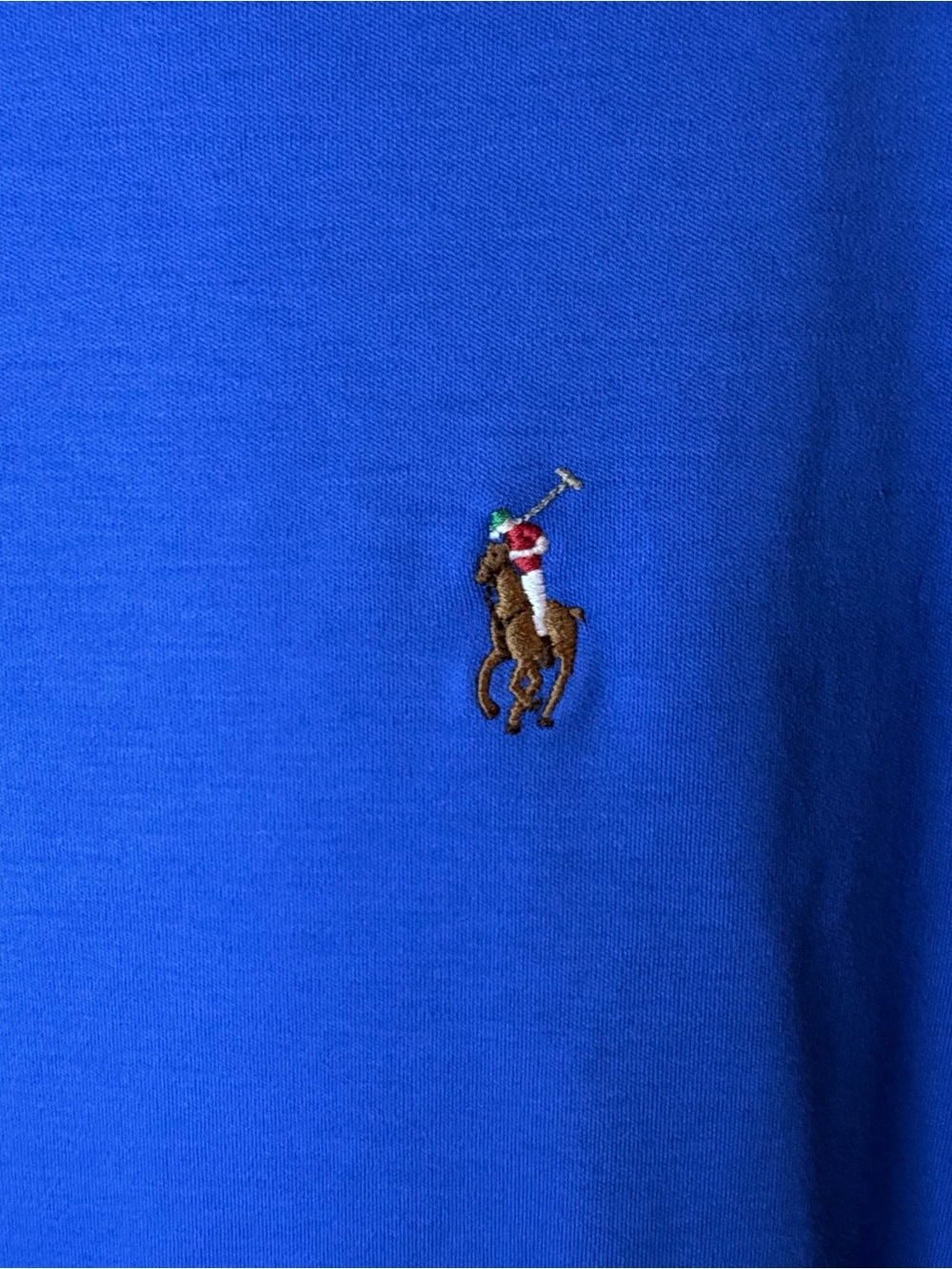 Polo by Ralph Lauren Royal Blue 100% Cotton Short Sleeve Polo w/Embroidered Pony